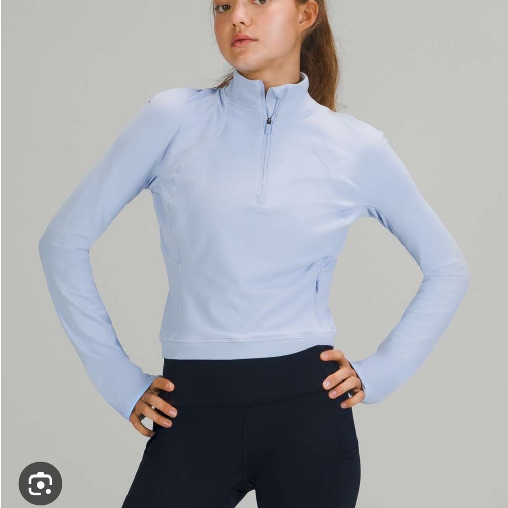 Lulu blue ready to rulu half zip pullover